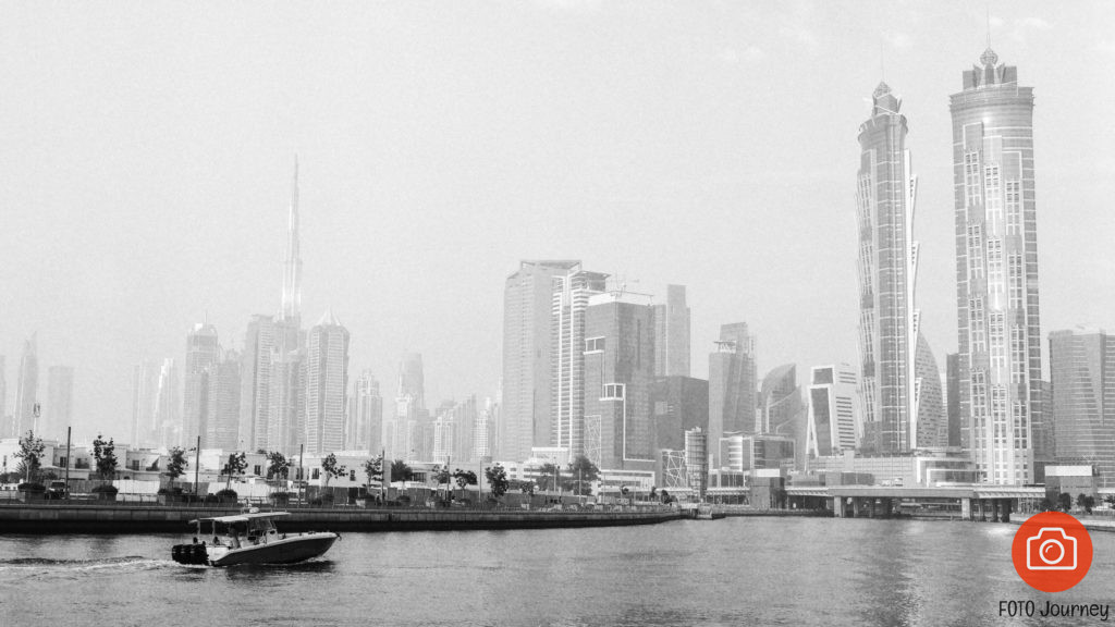 Boat Dubai Canal Lomo Earl Grey Mamiya 645