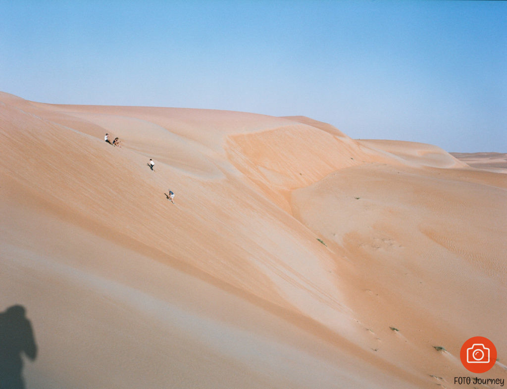 Escalating Dune, shot on expired Portra 400 NC, with a Mamiya 645